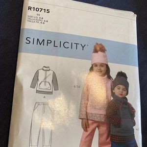 Simplicity sewing pattern